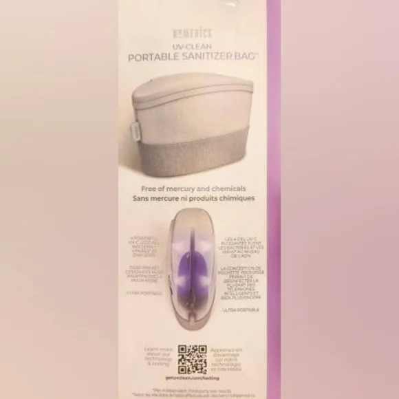 Homedics UV-Clean Portable Sanitizer Bag - Picture 2 of 6